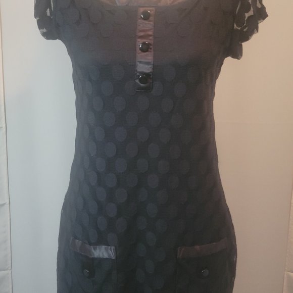 Enfocus Studio little black dress.  Size 8 - Picture 3 of 3